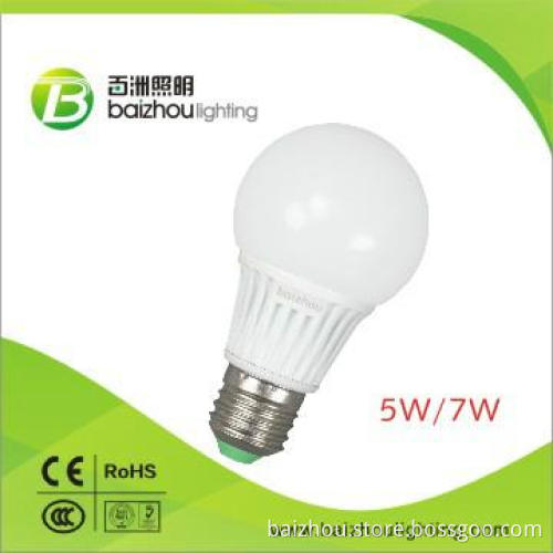 80 lm/W 5W NEW 2013 led bulb 80 Ra GOOD HEAT SINK Design